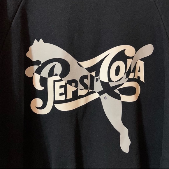 Puma x Pepsi | Embroidered Graphic Logo Tape Stripe Sweatshirt Pullover Size M - Picture 12 of 15